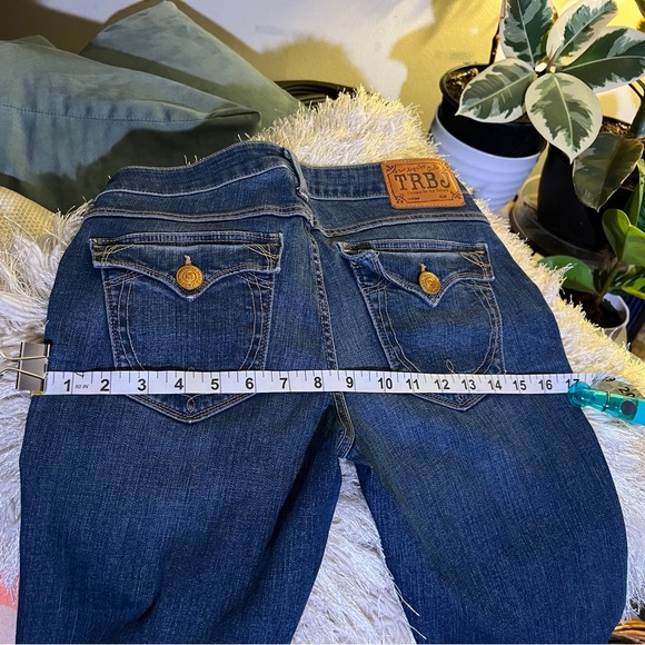 Medium Blue True Religion Low Rise Becky Bootcut jeans - Picture 9 of 11